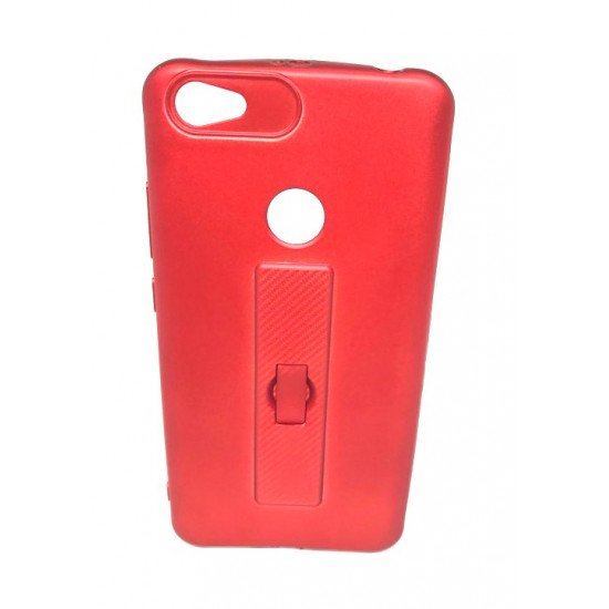 Capa De Silicone Motomo Con Anillo De Dedo Para Xiaomi Redmi Note 5a Rojo